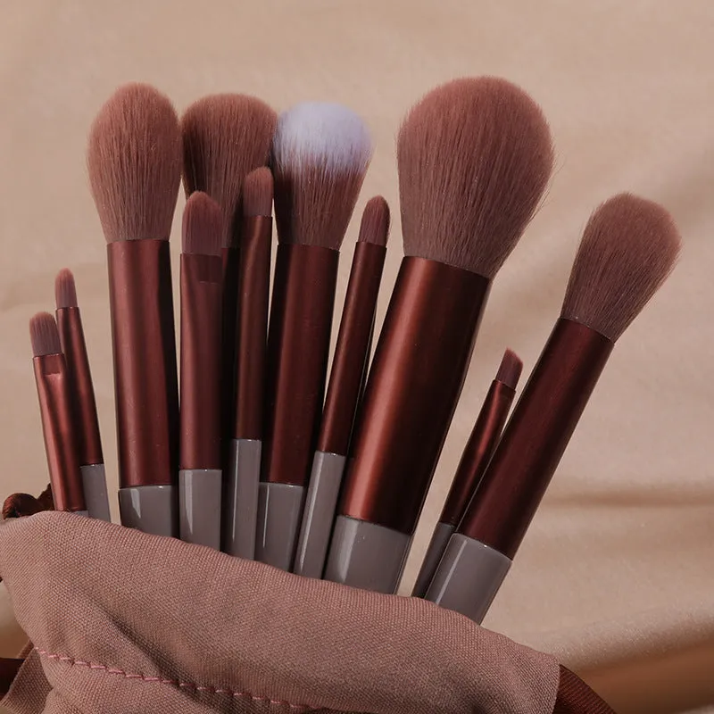 13 makeup brush set eye shadow contouring brush complete set of beauty tools