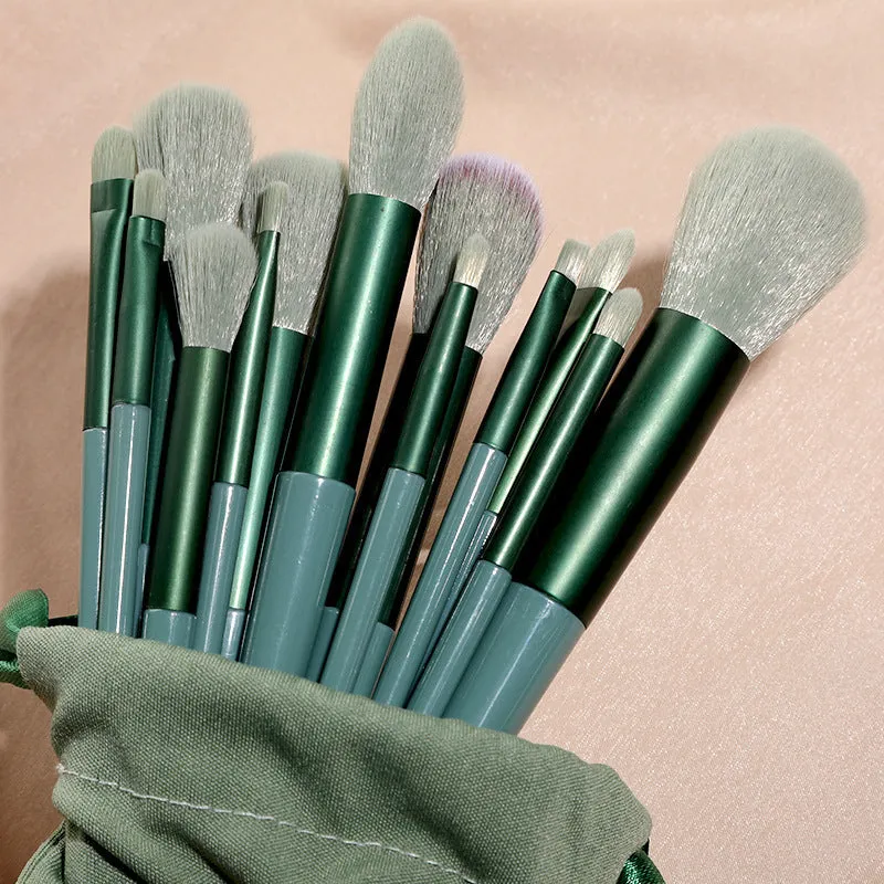 13 makeup brush set eye shadow contouring brush complete set of beauty tools