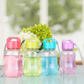 180ML Plastic Colorful Water Bottle Portable