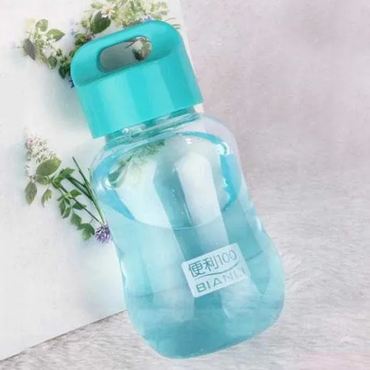 180ML Plastic Colorful Water Bottle Portable