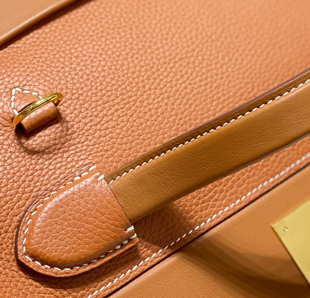 2024 29cm KELLY handmade handbag shoulder bag QWE1128 brown