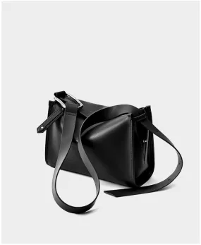 2024 new cowhide crossbody bag 2298 black