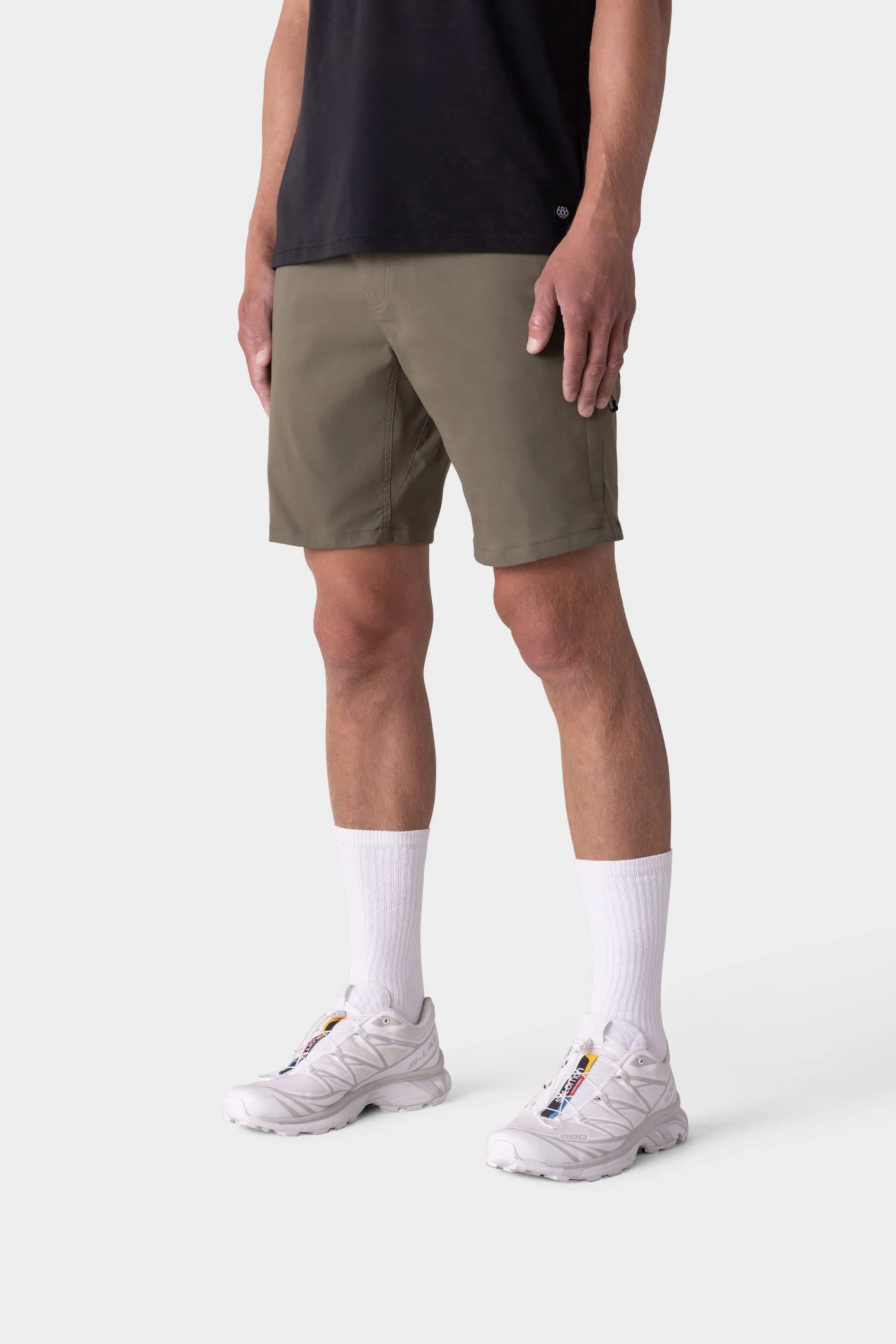 686 Everywhere Hybrid Short - Dusty Fatigue