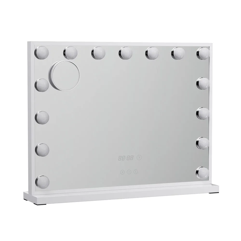 Adjustable LED Vanity Makeup Mirror, 10x Magnification - Embellir