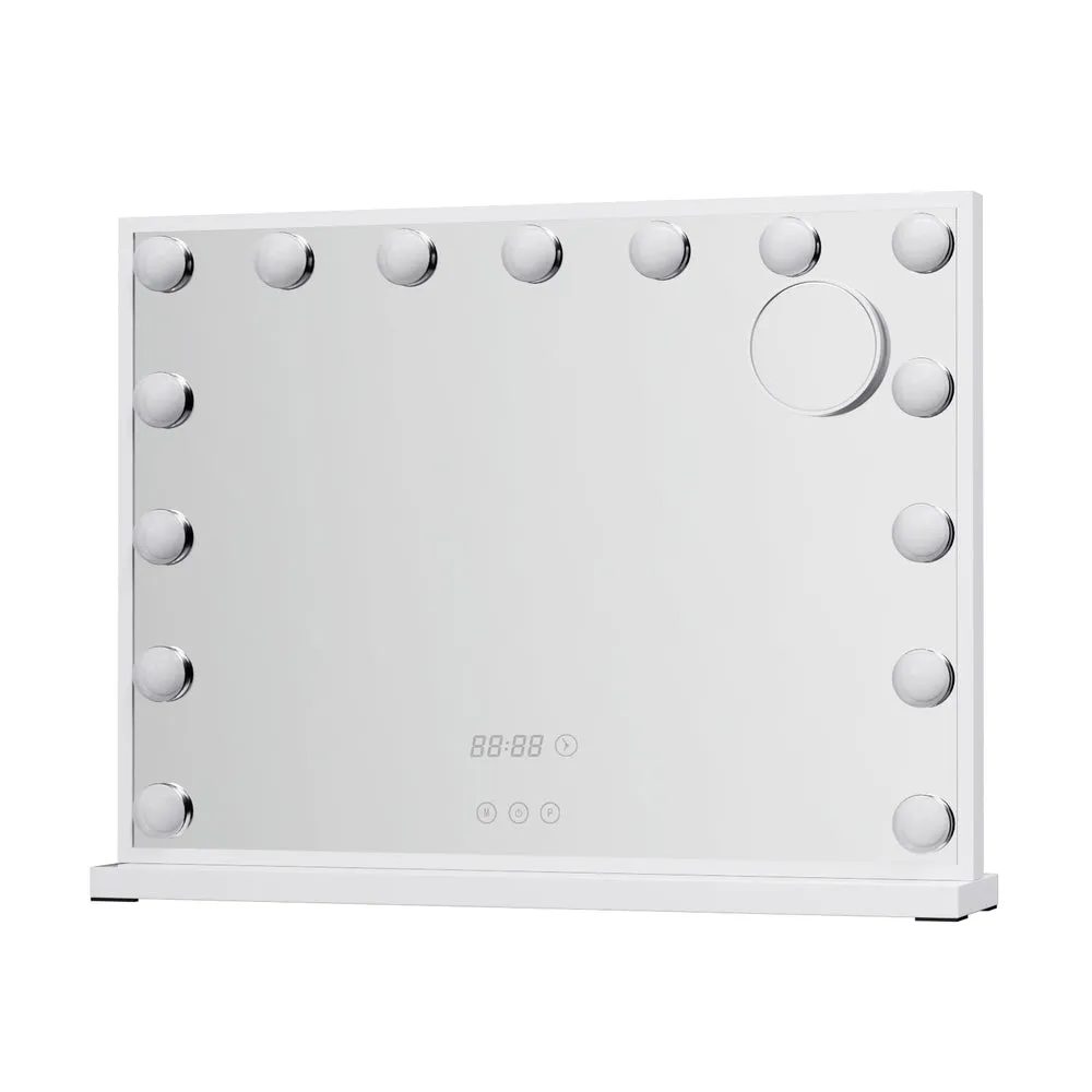 Adjustable LED Vanity Makeup Mirror, 10x Magnification - Embellir