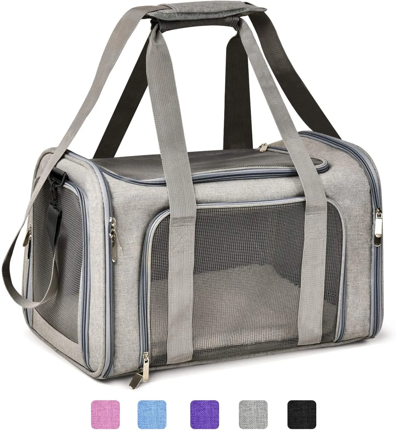 Airline Approved Large Soft-Sided Collapsible Pet Travel Carrier
