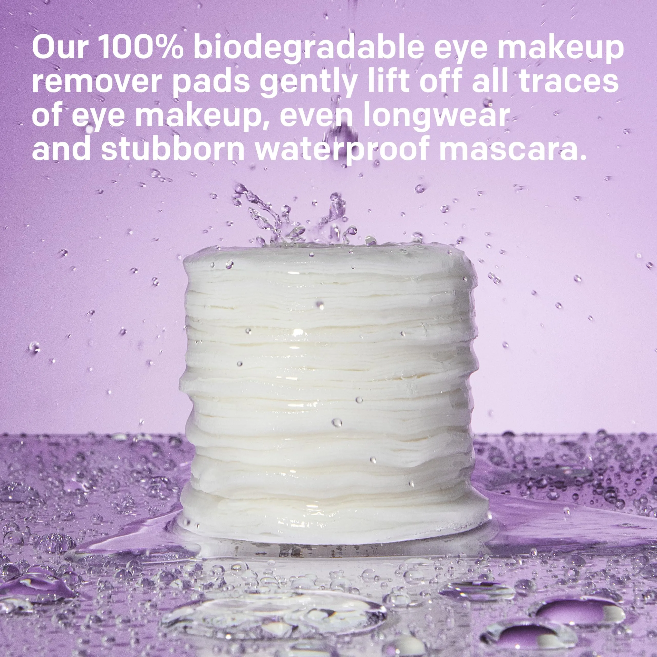 Almay Biodegradable Eye Makeup Remover Pads, Longwear & Waterproof, Stocking Stuffer for Women, Hypoallergenic, Fragrance-Free, 80 Count (Pack of 1)