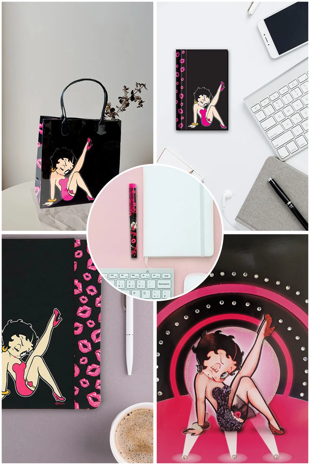 Betty Boop Stepping Out Stationery Gift Set