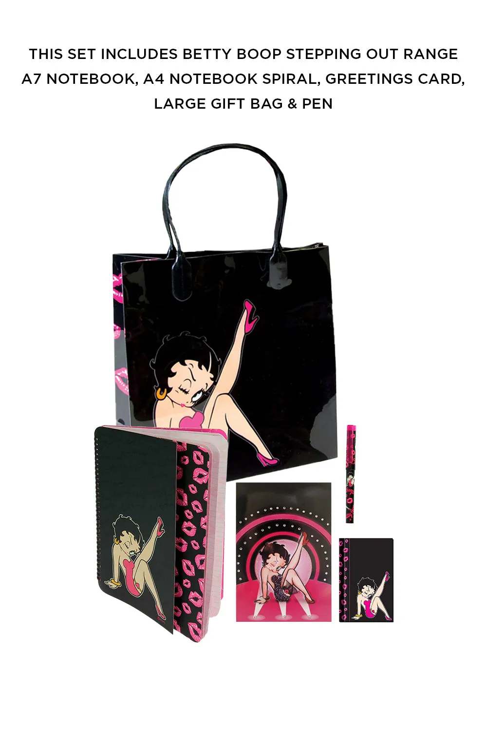 Betty Boop Stepping Out Stationery Gift Set
