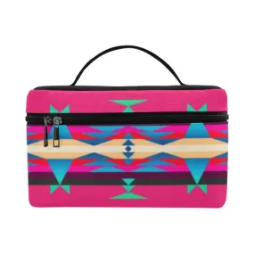 Between the Mountains Sunset Sky Cosmetic Bag/Large