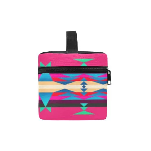 Between the Mountains Sunset Sky Cosmetic Bag/Large