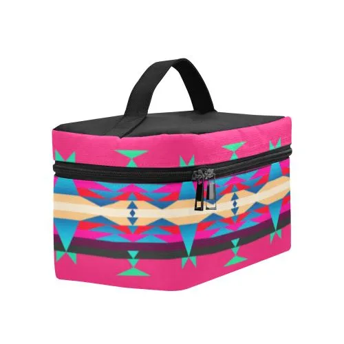 Between the Mountains Sunset Sky Cosmetic Bag/Large