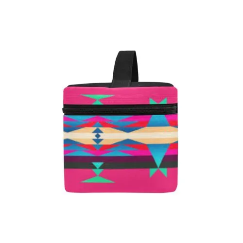 Between the Mountains Sunset Sky Cosmetic Bag/Large