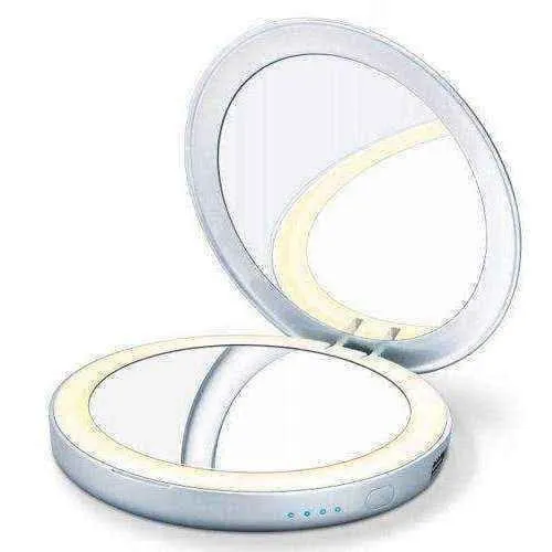 BEURER Cosmetic mirror 7cm BS 39, pocket mirror, makeup mirror