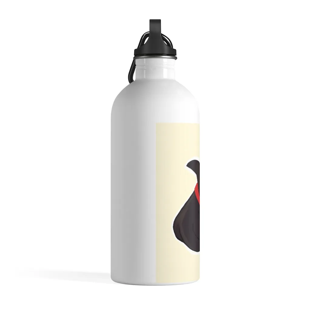 Black Kitty Stainless Steel Water Bottle
