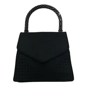 BOTTEGA VENETA/Hand Bag/Cotton/BLK/STUDDED HANDLE