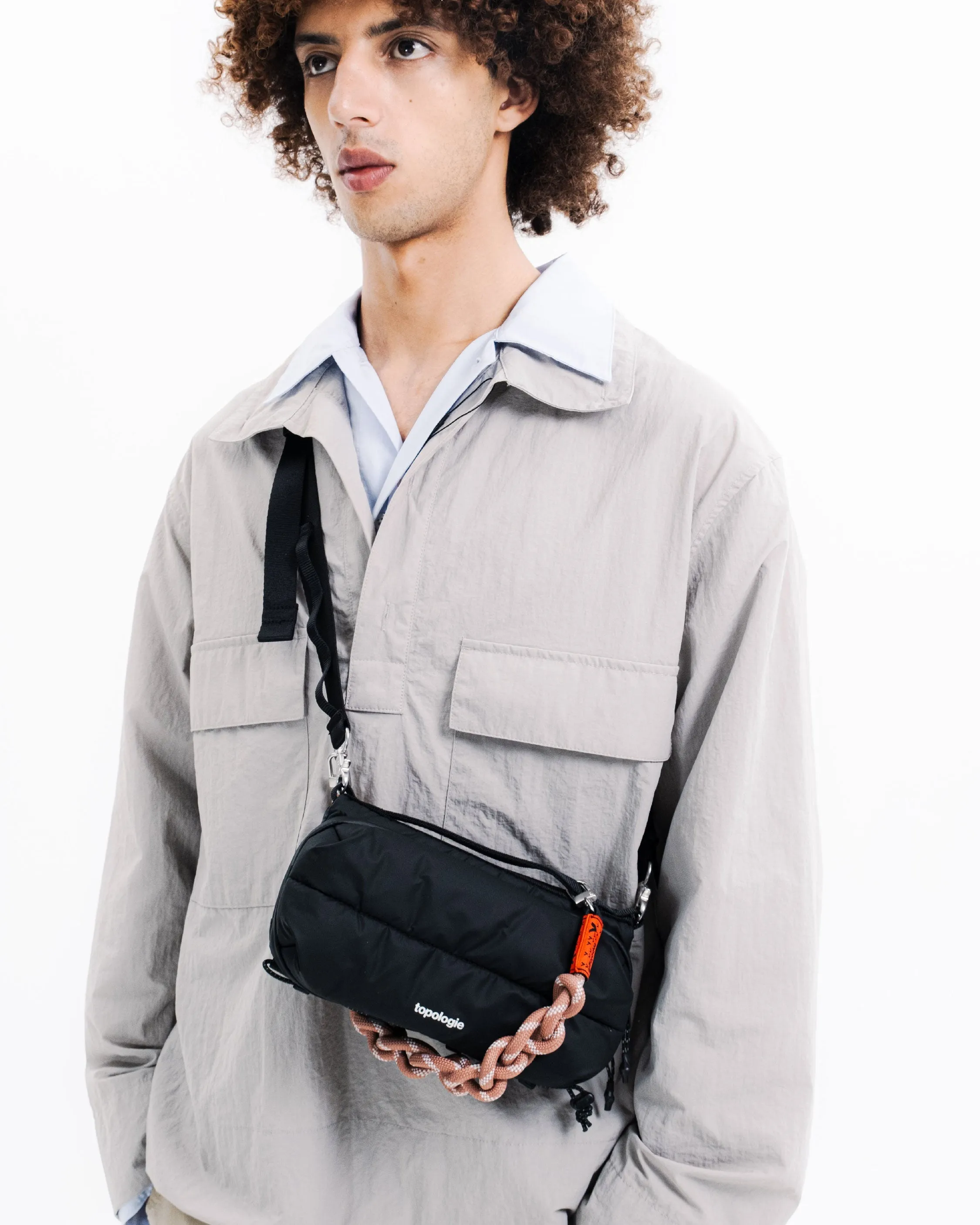 Bottle Sacoche / Electric Purple (Bomber) / To-go Strap Regular / Grey Violet