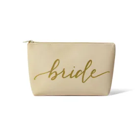 Bride Faux Leather Makeup Bag