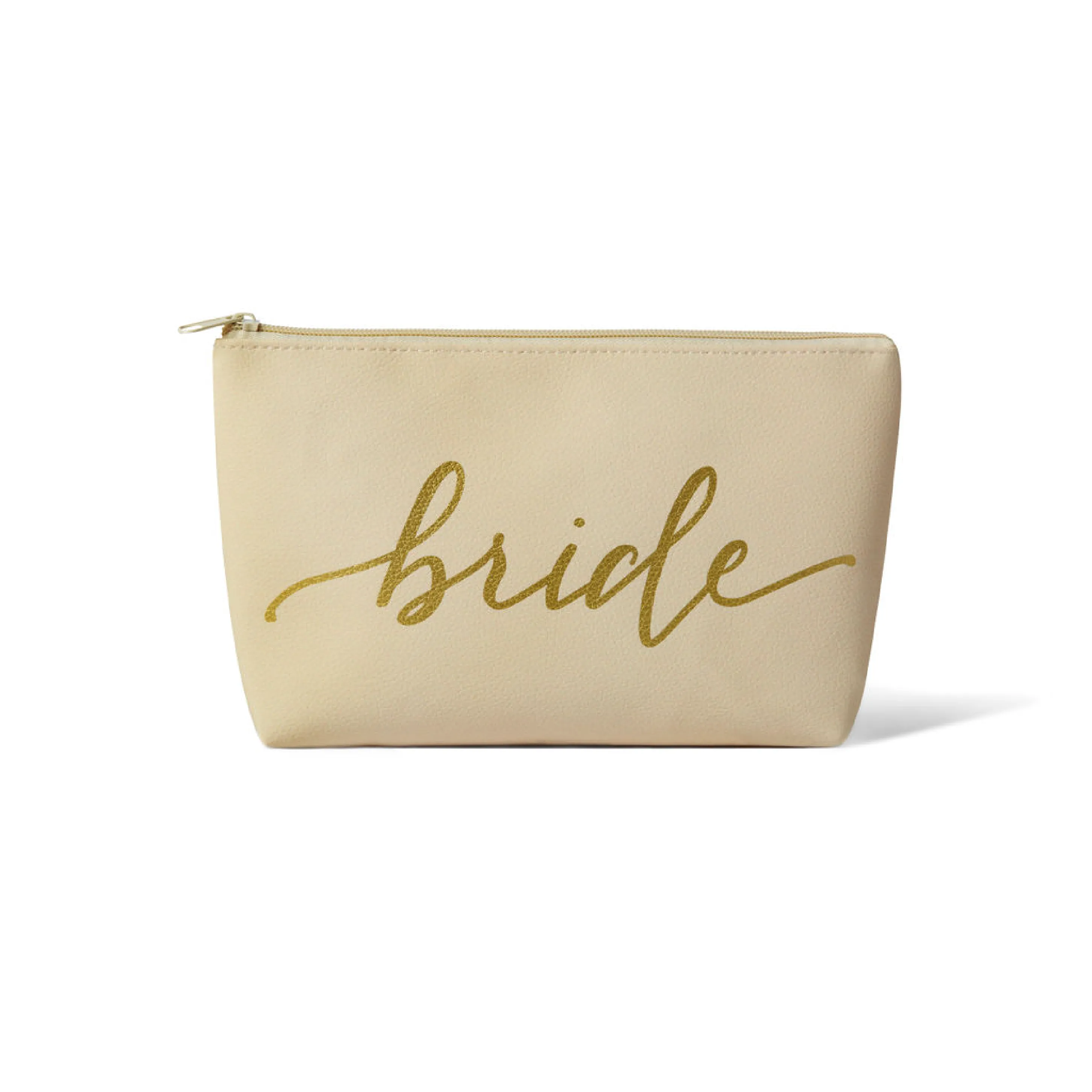 Bride Faux Leather Makeup Bag