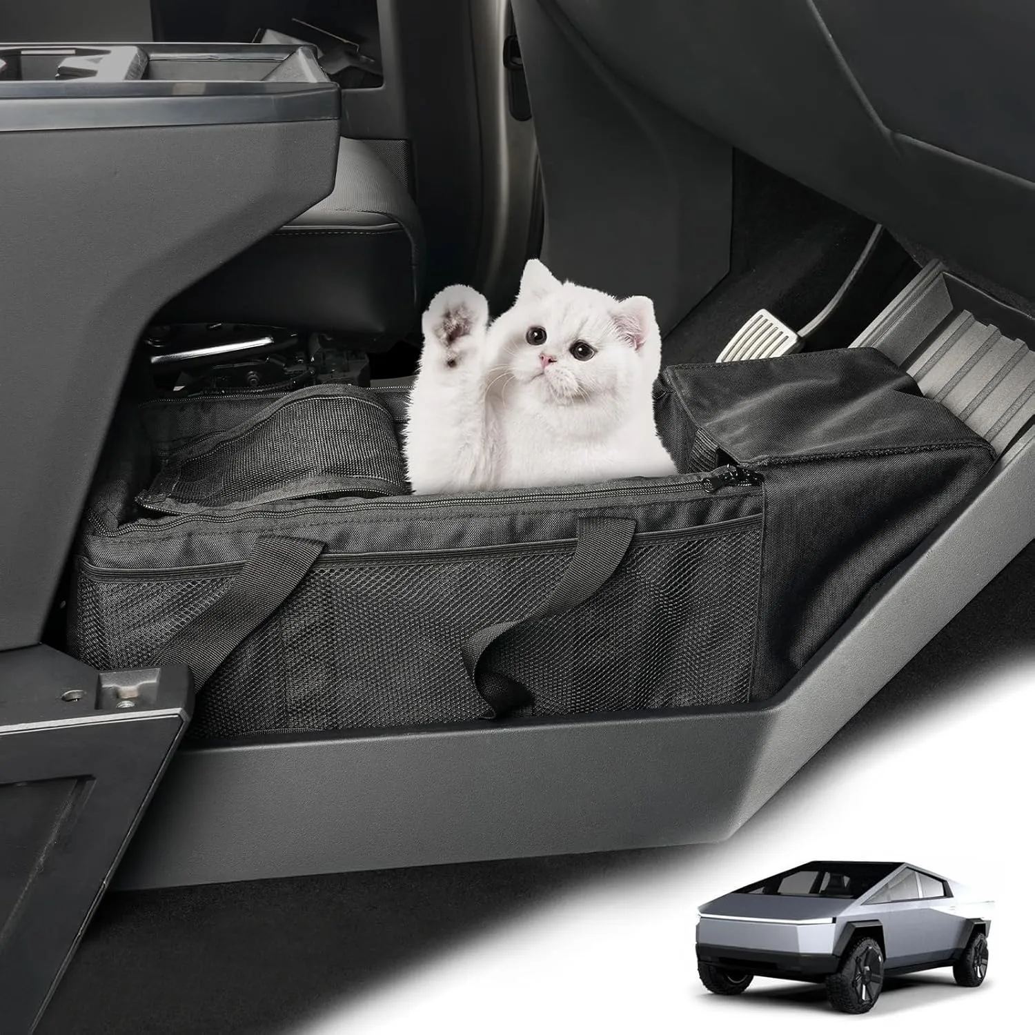 Center Console Pet Carrier Bag for Cybertruck