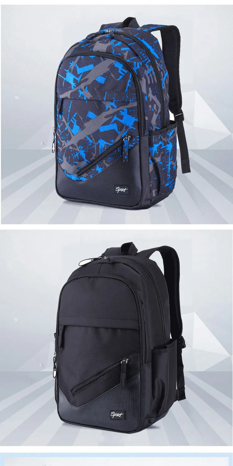 Children Printing School Backpack Large-Capacity Orthopedic Schoolbag For Boys Girls Laptop Backpacks Teenage Nylon School Bags