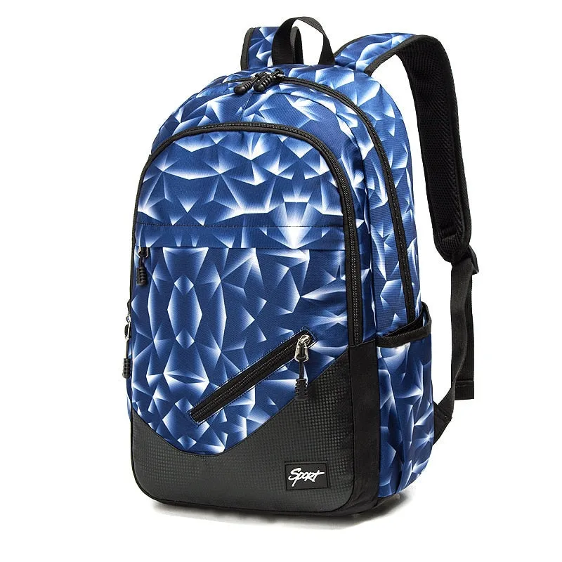 Children Printing School Backpack Large-Capacity Orthopedic Schoolbag For Boys Girls Laptop Backpacks Teenage Nylon School Bags