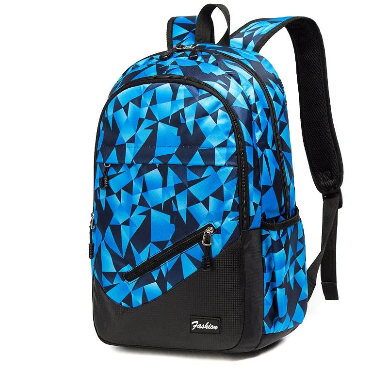 Children Printing School Backpack Large-Capacity Orthopedic Schoolbag For Boys Girls Laptop Backpacks Teenage Nylon School Bags