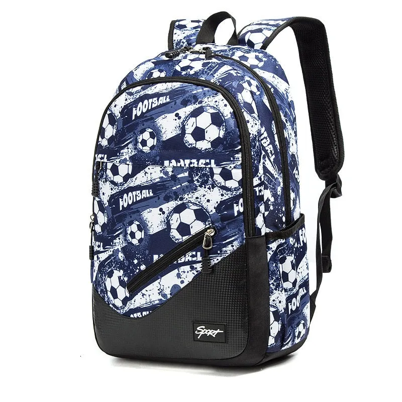 Children Printing School Backpack Large-Capacity Orthopedic Schoolbag For Boys Girls Laptop Backpacks Teenage Nylon School Bags