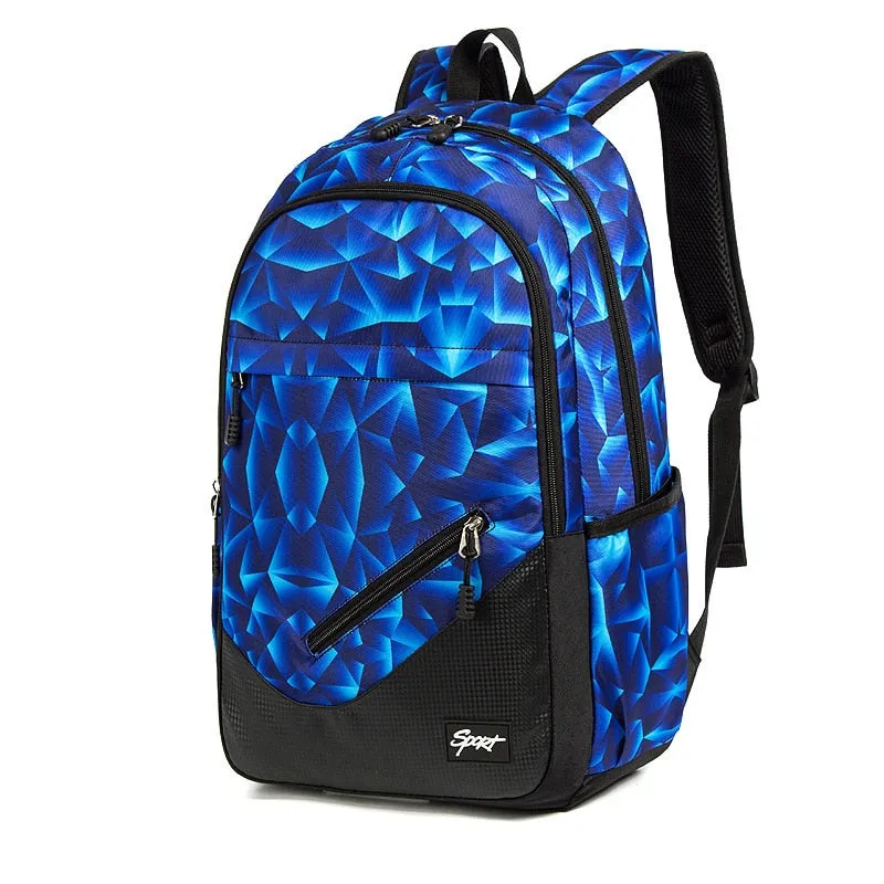 Children Printing School Backpack Large-Capacity Orthopedic Schoolbag For Boys Girls Laptop Backpacks Teenage Nylon School Bags