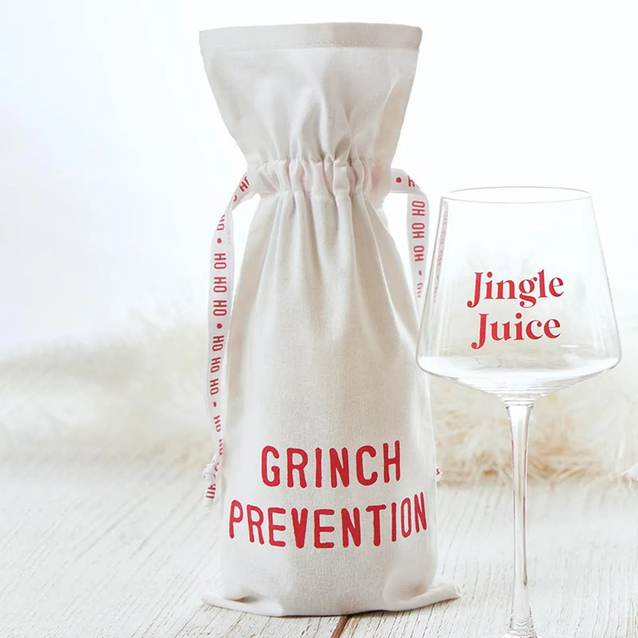Christmas Wine Bags