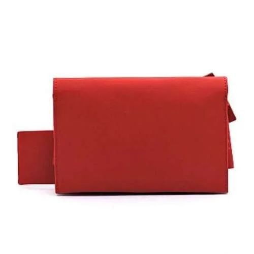 CL0132 Bow Accent Clutch/Crossbody Bag