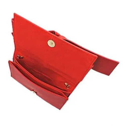 CL0132 Bow Accent Clutch/Crossbody Bag