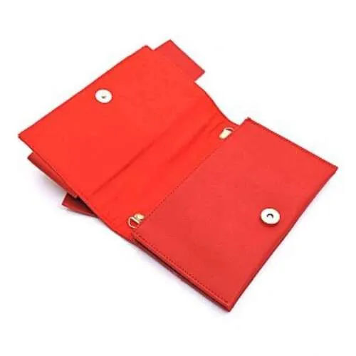 CL0132 Bow Accent Clutch/Crossbody Bag