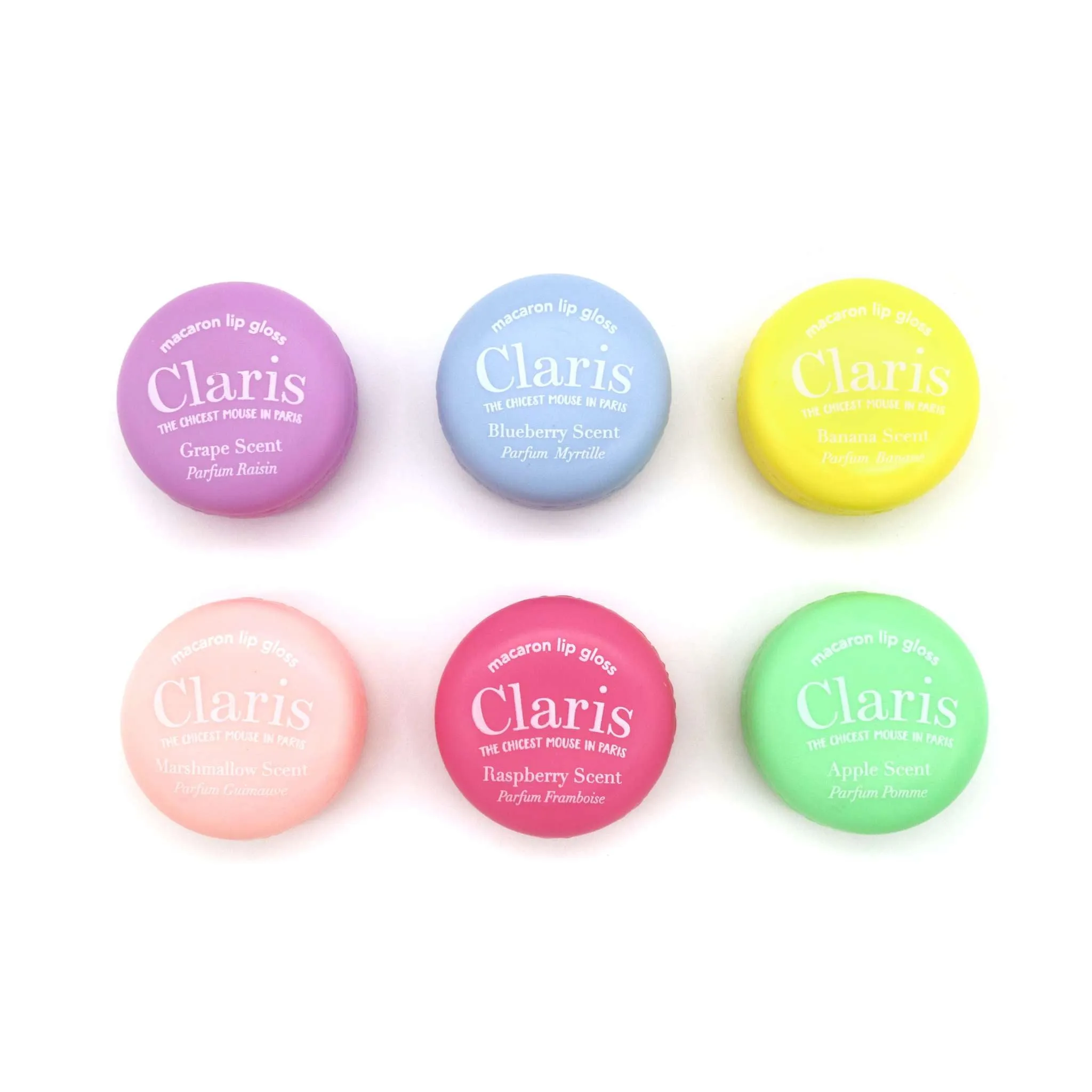 Claris Macaron Lip Gloss Set
