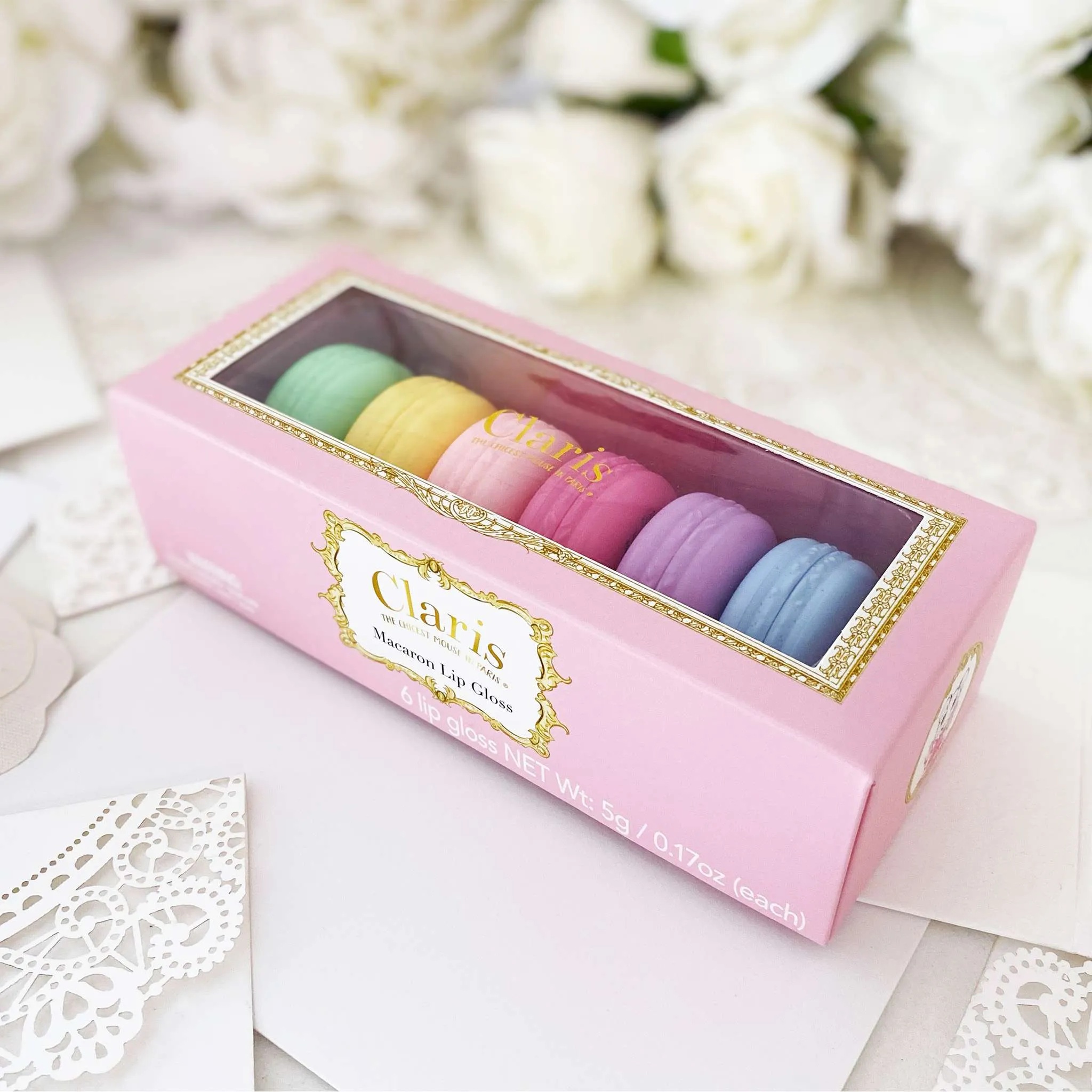 Claris Macaron Lip Gloss Set