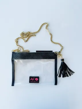 Clear Crossbody Bag by Makeup Junkie
