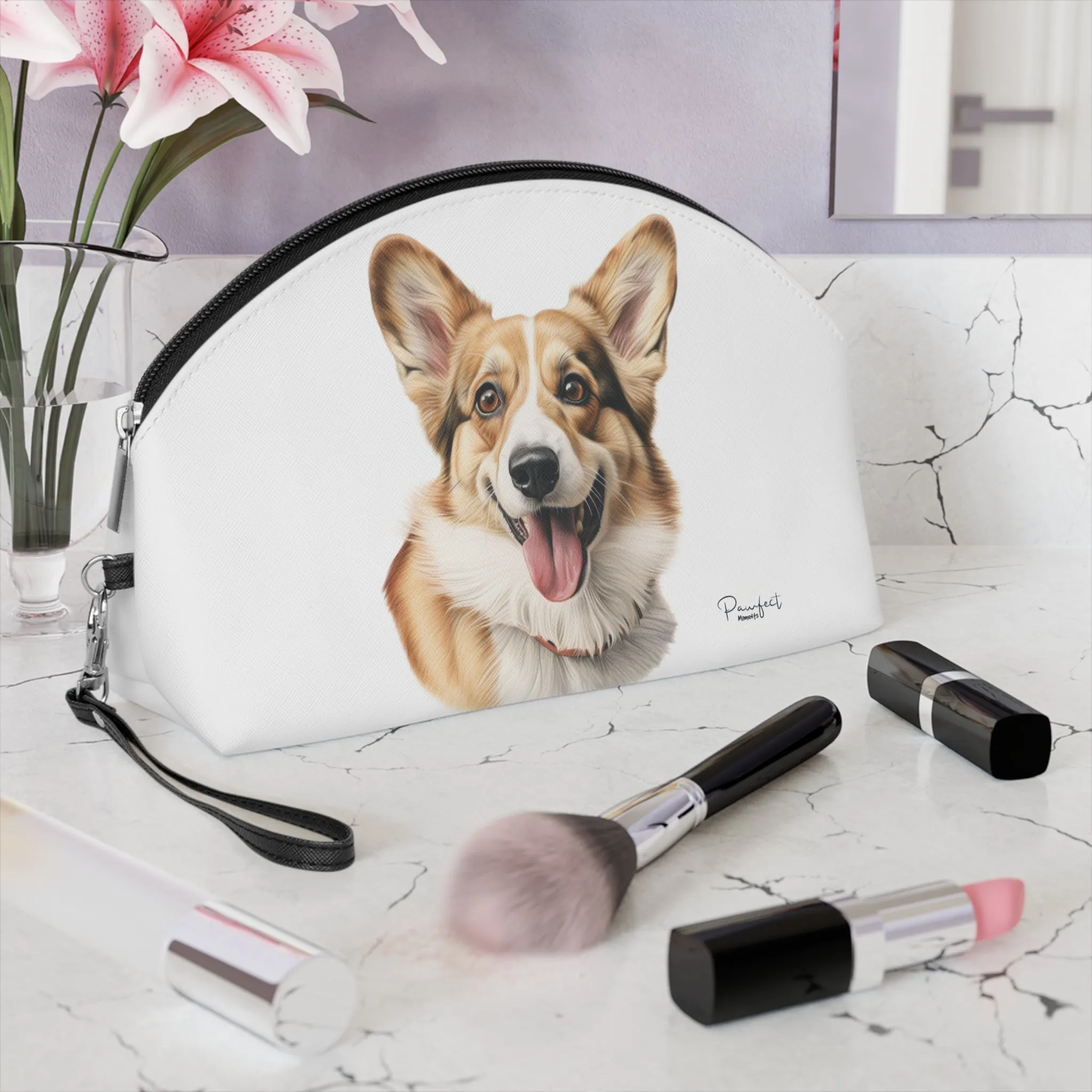Corgi Makeup Bag