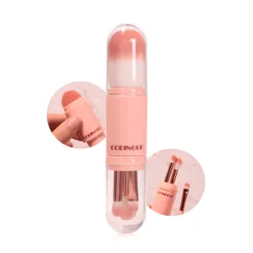 Cotton Candy Capsule Makeup Brush Set: Oriental Facial Structure-Friendly Beauty Brushes