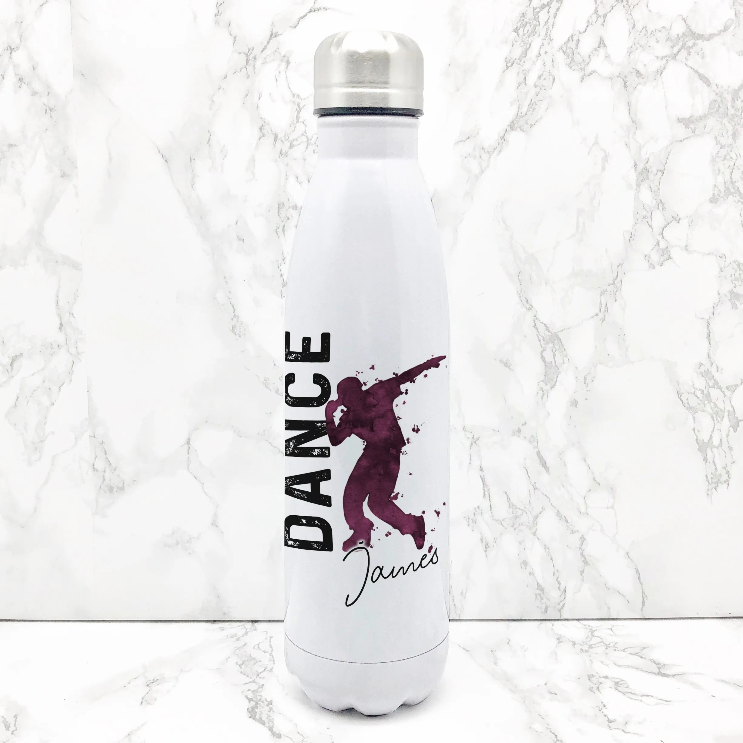 Dance Personalised Travel Flask 500ml