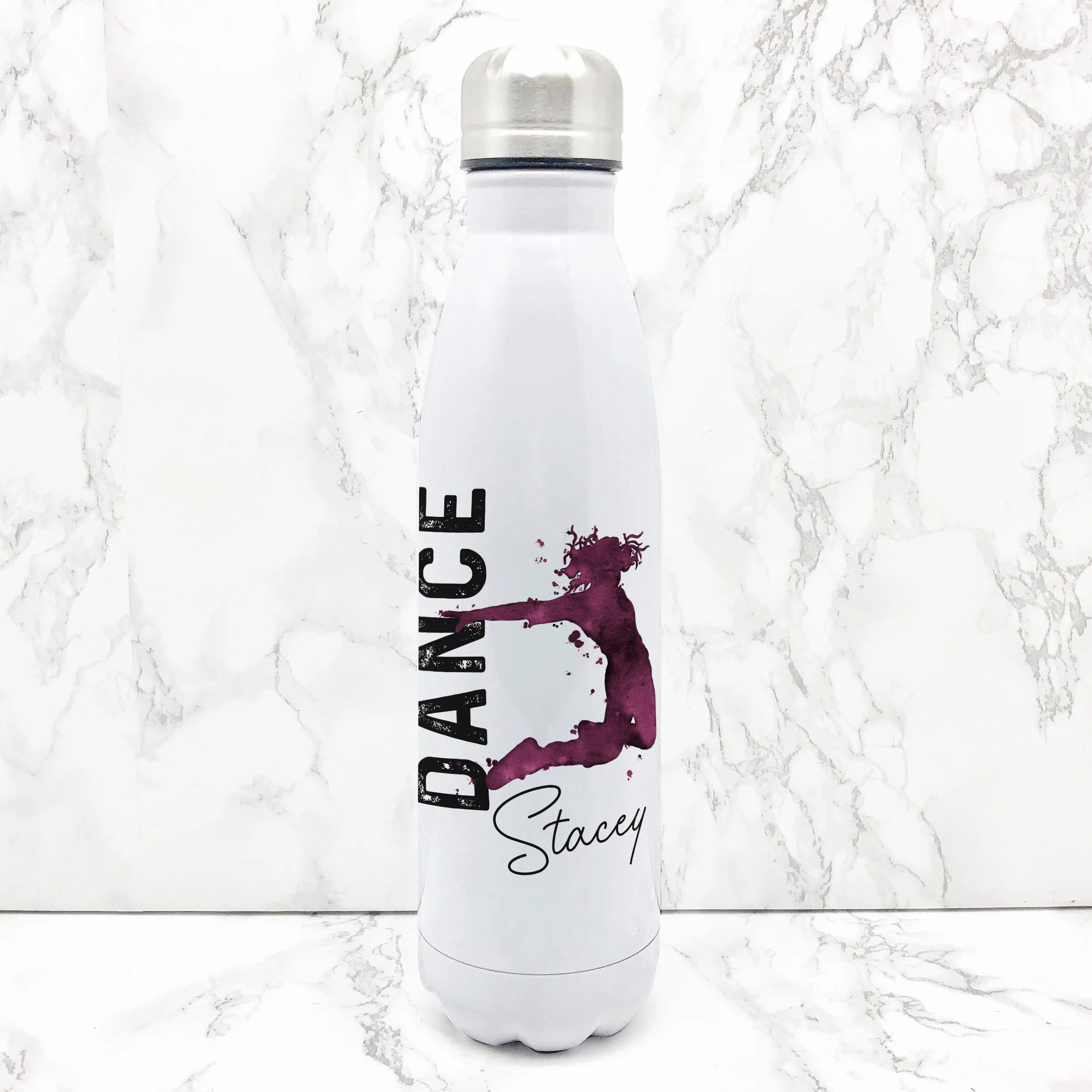 Dance Personalised Travel Flask 500ml