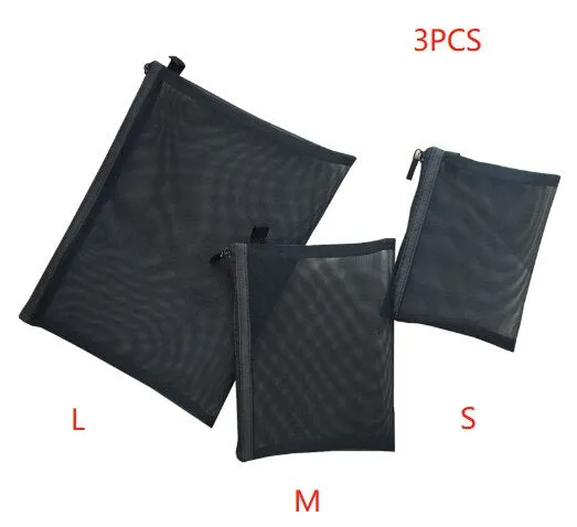 deanwangkt  Mini Mesh Cosmetic Bag Women Portable Lipstick Bag Makeup Bag One Set Makeup Pouch Toiletry Bag Necessarie Feminina Kosmetyczka