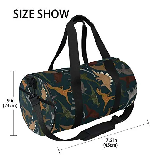Dinosaurs Duffel Bag, travel bag, sports, camping, leisure