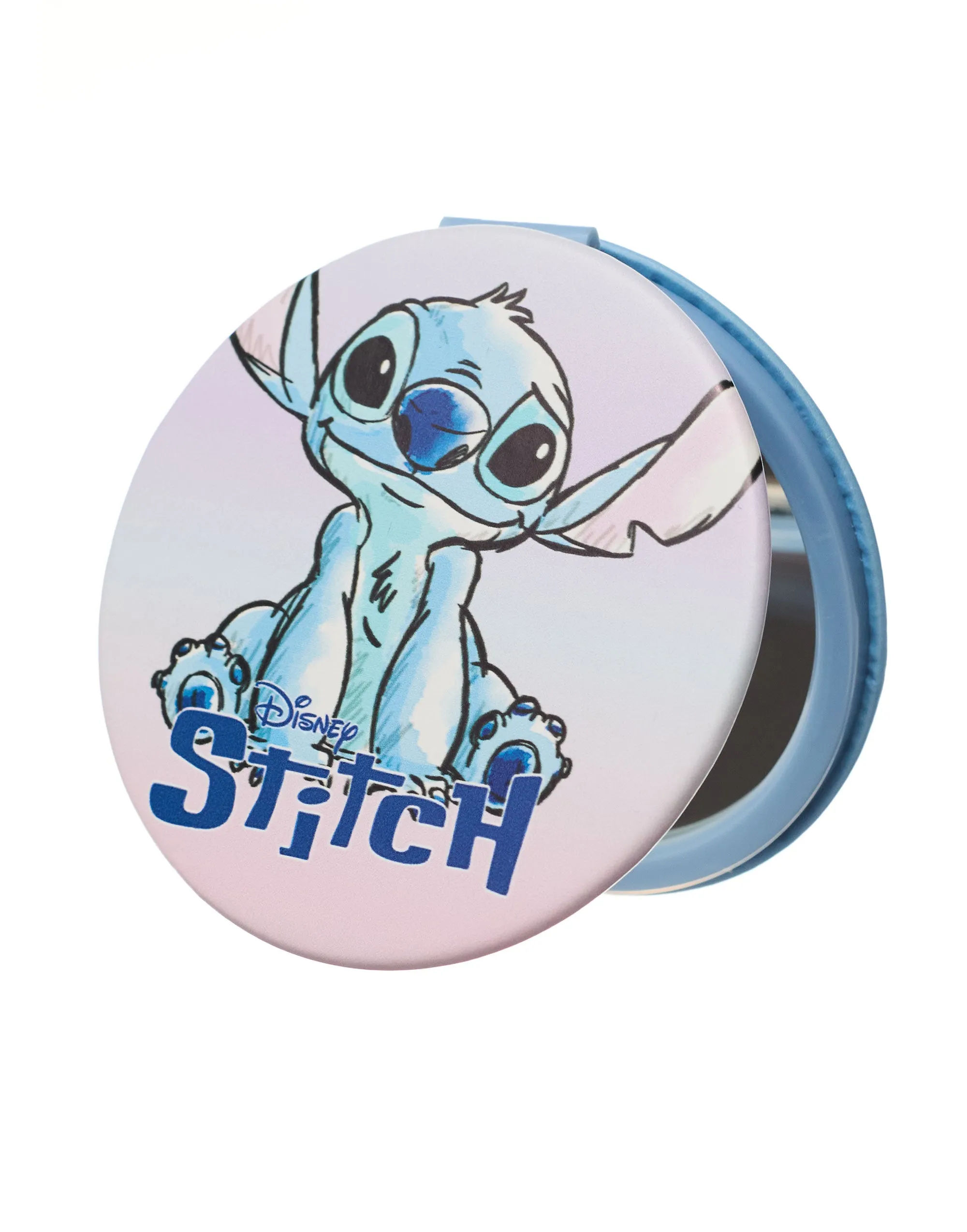Disney Stitch Blue Makeup Bag and Mirror
