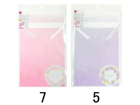 Drawstring Soft Plastic Bag Flower 1.31Ft X 9.84In 40Cm X 25Cm