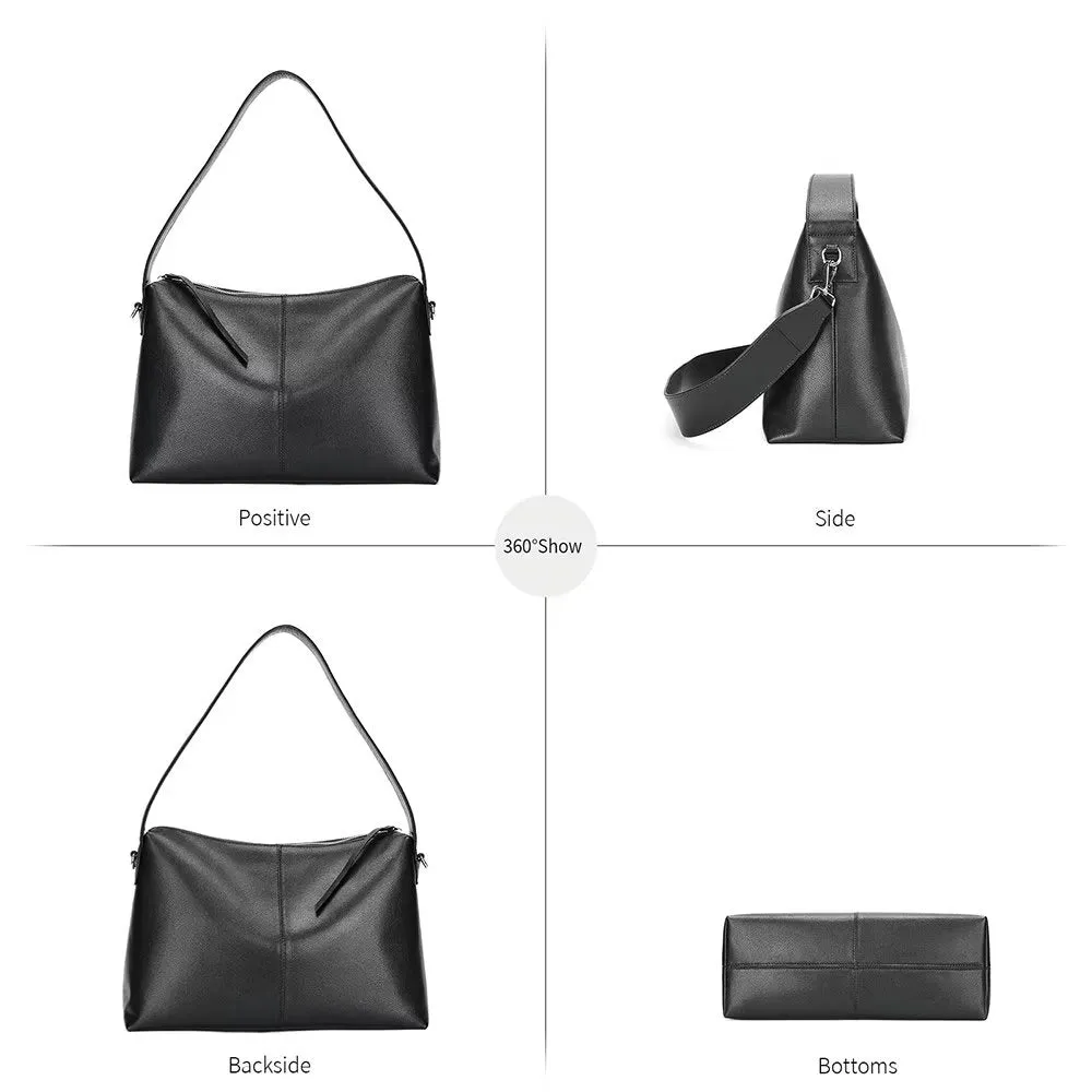 Elegant Cow Leather Crossbody Bag