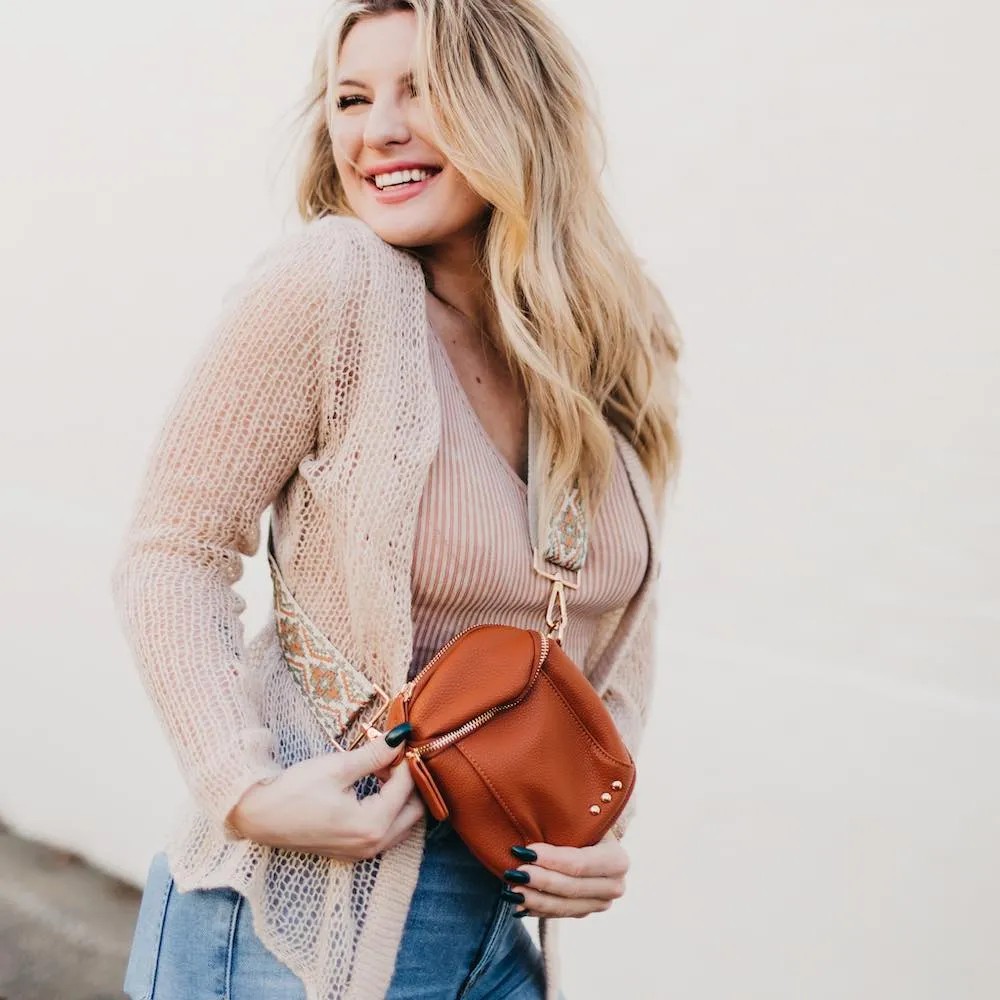 Ellie Crossbody in Brown