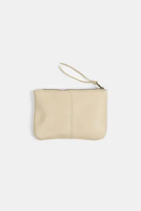 Elodie Leather Makeup Bag In Tufa