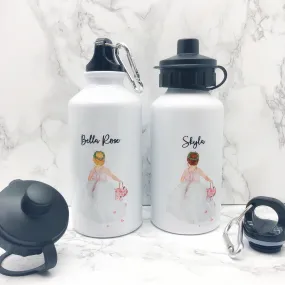 Flower Girl Personalised Wedding Aluminium Water Bottle 400/600ml