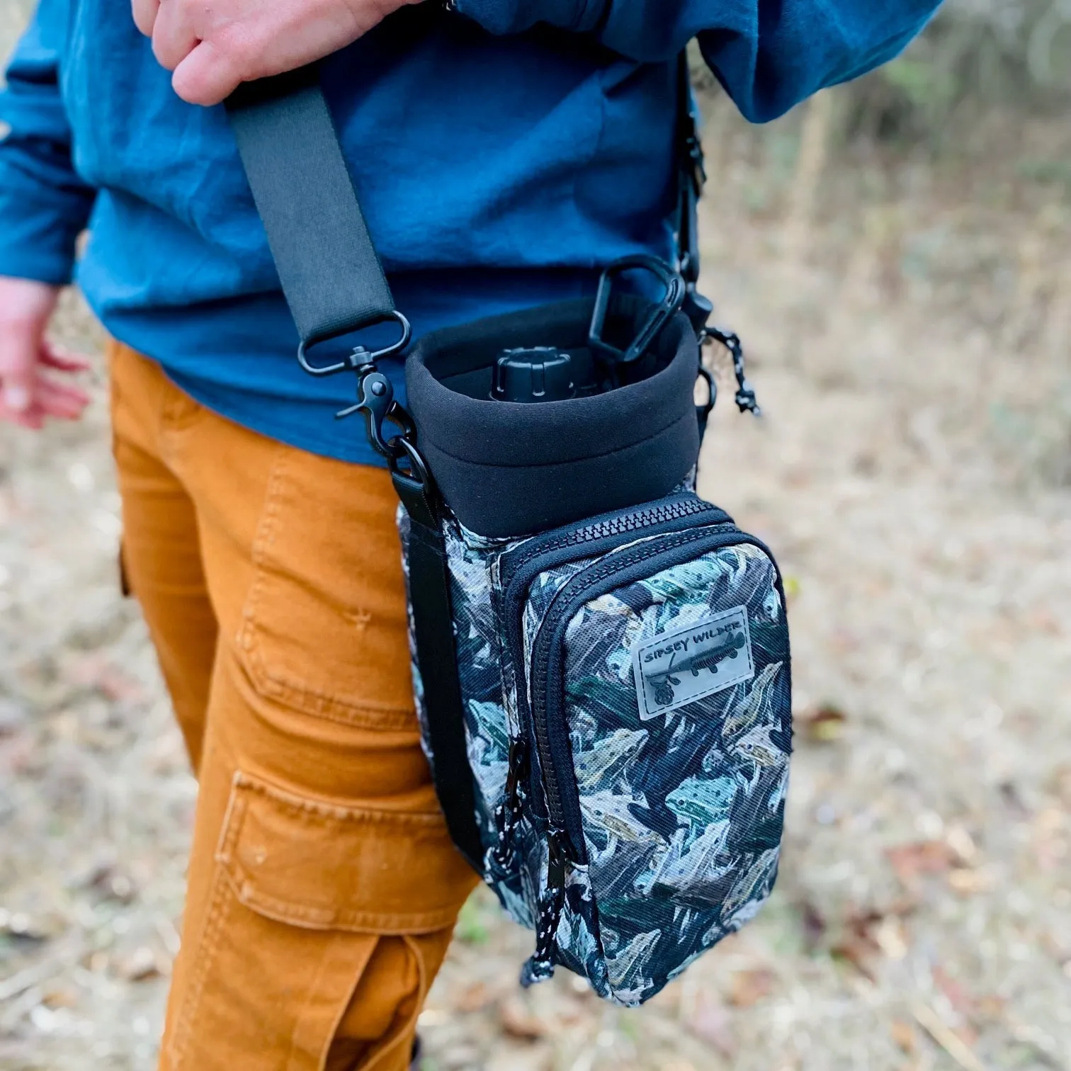 Follow the Ferns Water Bottle Carrier