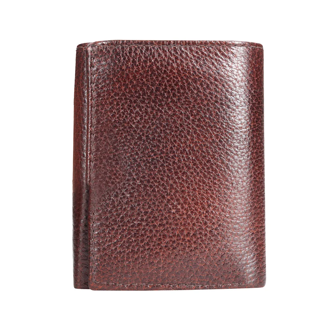 Genuine Grained Leather Trending Trifold Wallet For Men